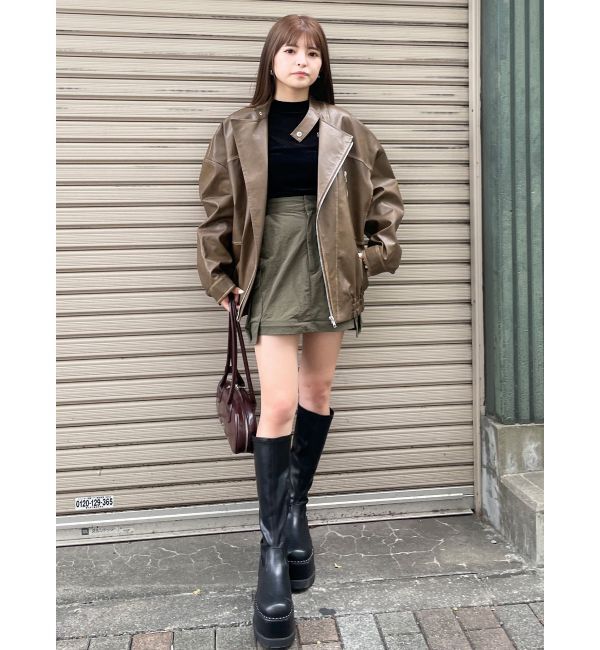 MURUA「フロッキーロゴプレートトップス」|Tシャツ・カットソー|