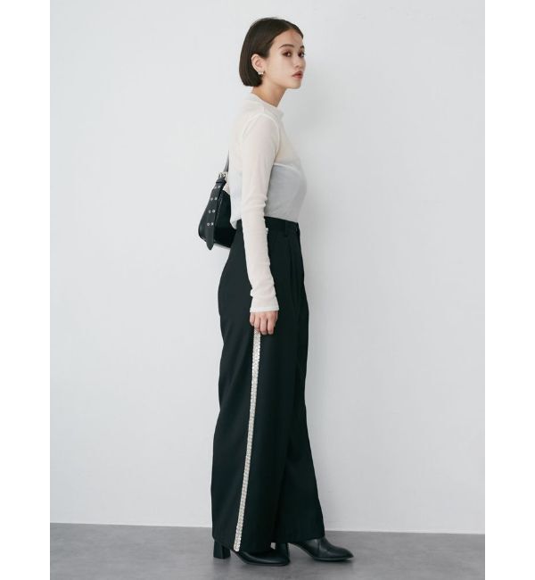 MURUA「フロッキーロゴプレートトップス」|Tシャツ・カットソー|