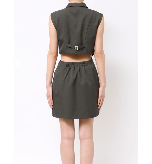 MURUA「マニッシュベストミニワンピース」|ワンピース|