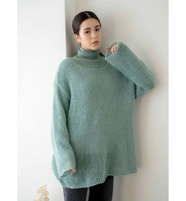 Ungrid「透かし編みル－ズニット」|ニット・セーター|