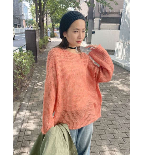 Ungrid「透かし編みル－ズニット」|ニット・セーター|