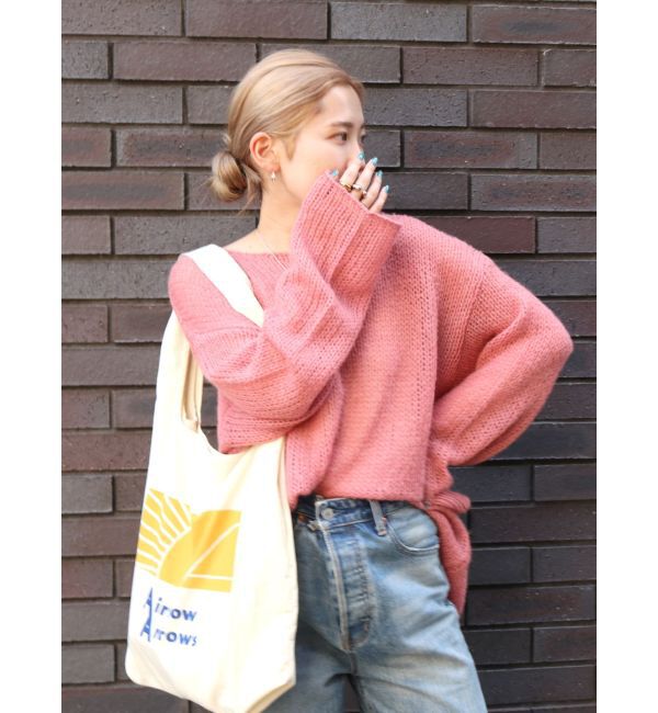 Ungrid「透かし編みル－ズニット」|ニット・セーター|