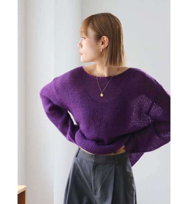 Ungrid「透かし編みル－ズニット」|ニット・セーター|