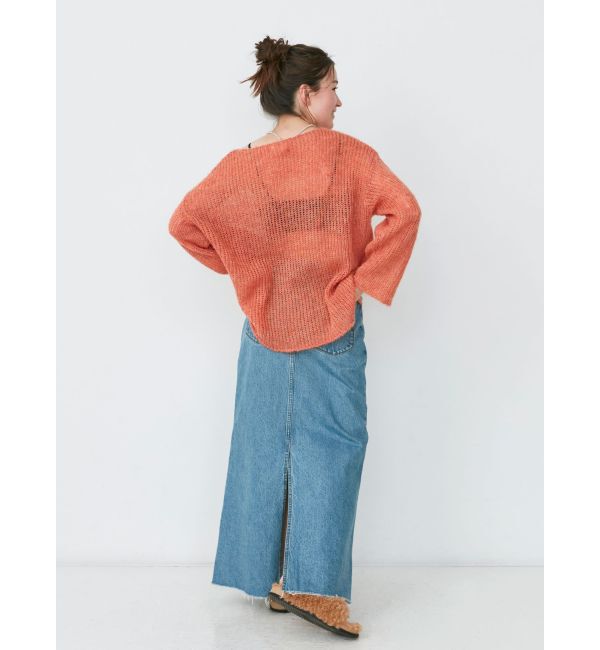 Ungrid「透かし編みル－ズニット」|ニット・セーター|