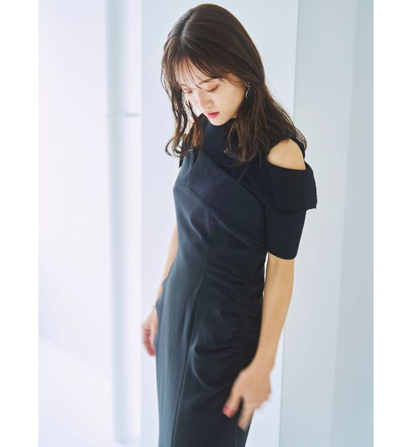 LAGUNAMOON「ギャザーナローキャミワンピース」|ワンピース|