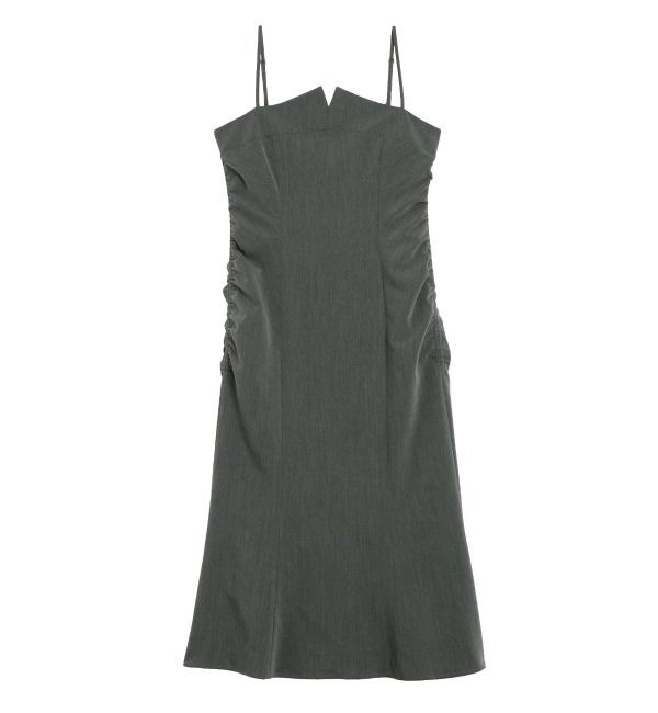 LAGUNAMOON「ギャザーナローキャミワンピース」|ワンピース|