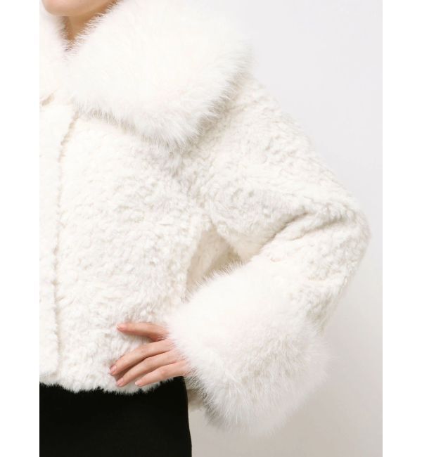 LAGUNAMOON「ビッグカラーエコファージャケット」|その他|