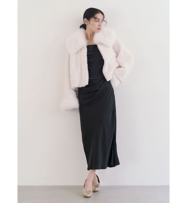 LAGUNAMOON「ビッグカラーエコファージャケット」|その他|