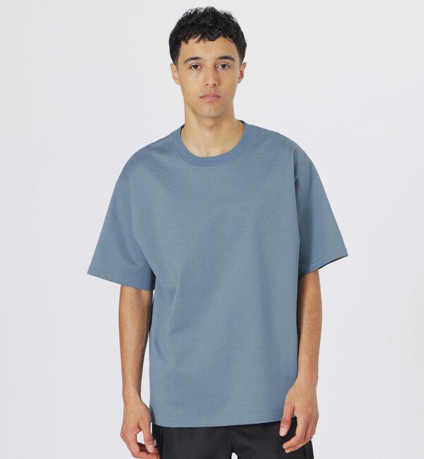  「ハイゲージTシャツ」|Tシャツ・カットソー|サックスブルー