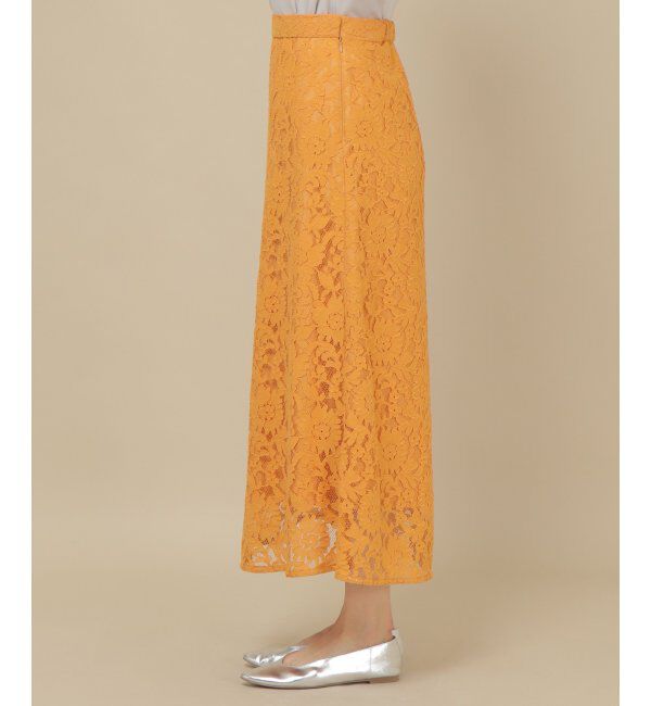 IKKA LOUNGE「ラッセルレースナロースカート」|スカート|