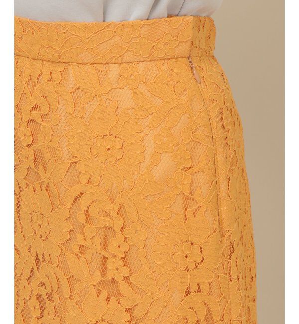 IKKA LOUNGE「ラッセルレースナロースカート」|スカート|