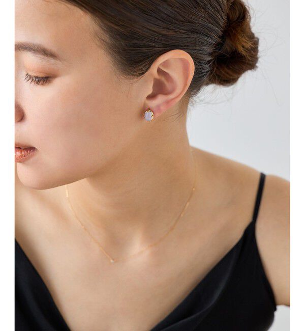 ete「ナチュラルストーン イヤリング」|イヤリング|