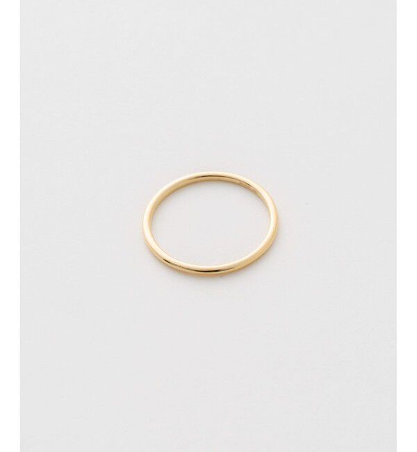 Jouete「K10YG プレーン リング」|リング|