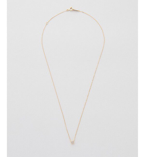 Jouete「K18YG ダイヤモンド ネックレス」|ネックレス|