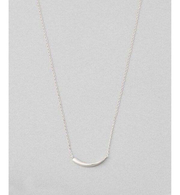 Jouete「[ミニマル] ネックレス カーブ」|ネックレス|プラチナム