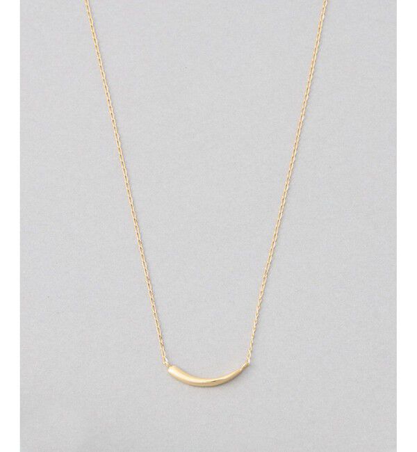 Jouete「[ミニマル] ネックレス カーブ」|ネックレス|イエローゴールド