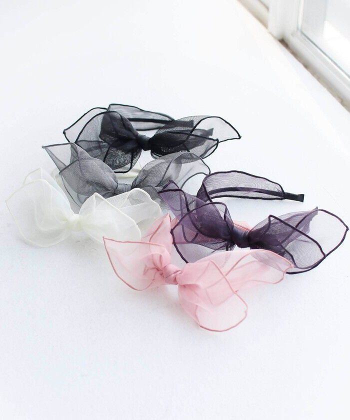 BACKYARD FAMILY「Rora カチューシャ 通販 リボン チュール 48382102 髪飾り ヘッドドレス 子供」|その他|