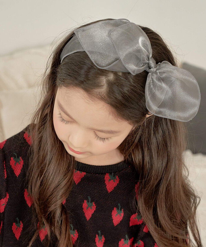 BACKYARD FAMILY「Rora カチューシャ 通販 リボン チュール 48382102 髪飾り ヘッドドレス 子供」|その他|