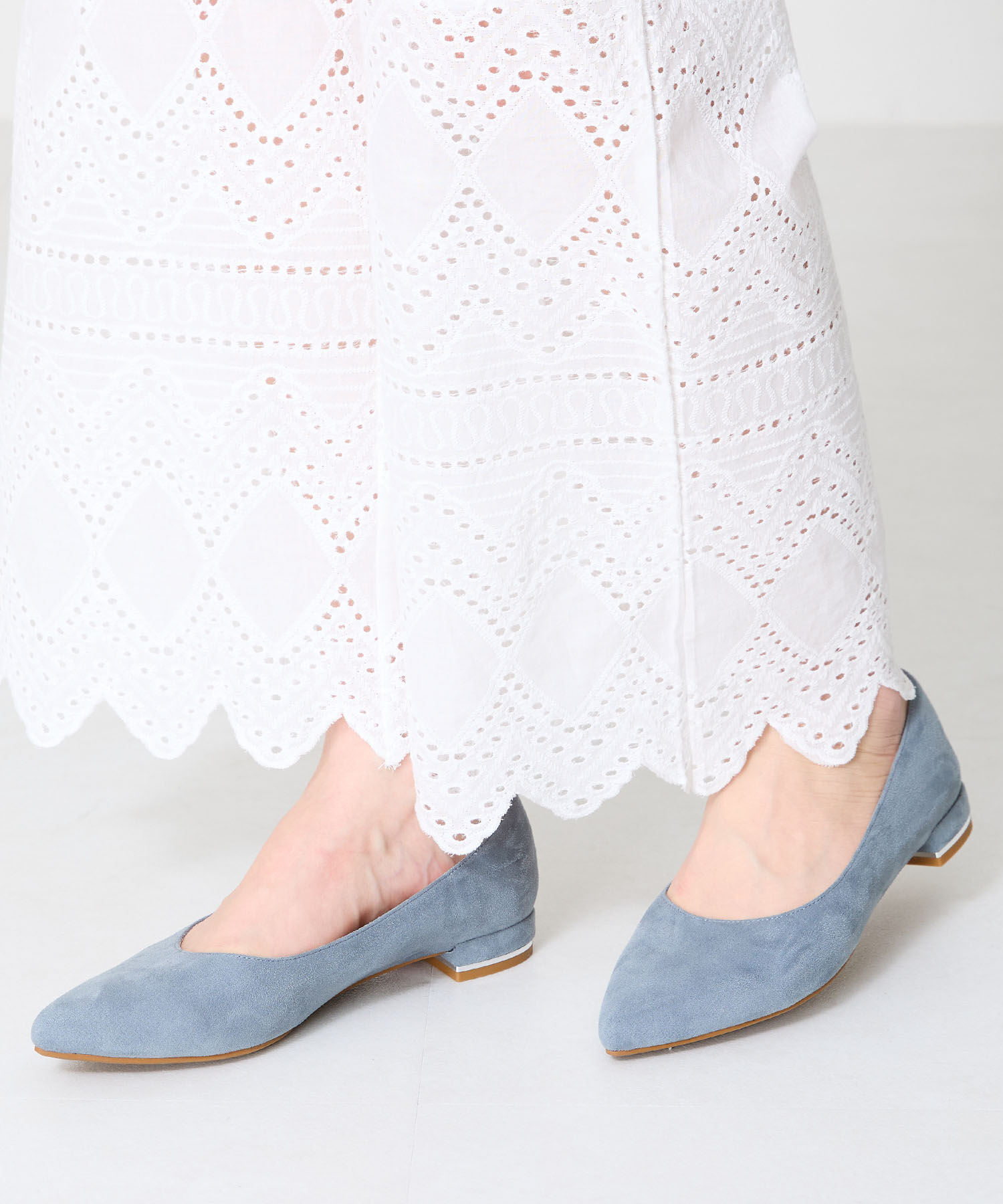 ORiental TRaffic「【跳べるパンプス/シリーズ累計１５０万足突破】メタリックライン フラット /R-3218 パンプス クッション」|パンプス|