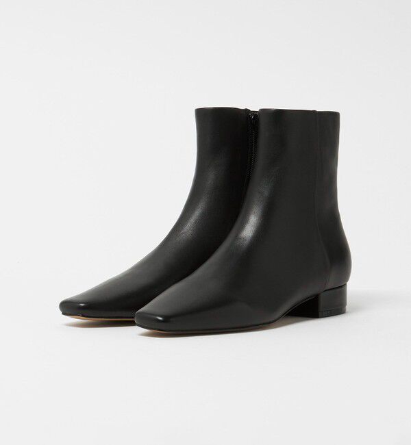 ODETTE E ODILE「ナロースクエアプレーン ショートブーツ25&uarr;」|ショートブーツ|