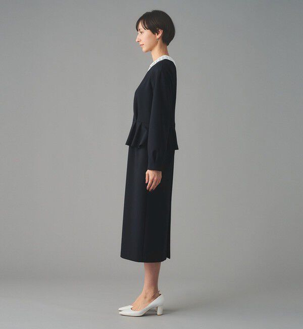 UNITED ARROWS「SPONGY ペプラム ワンピース」|ワンピース|