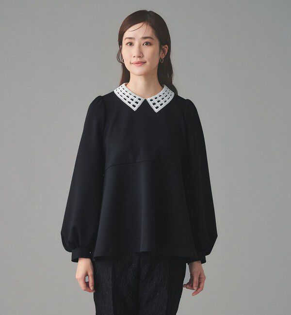 UNITED ARROWS「SPONGY ペプラム ブラウス」|シャツ・ブラウス|