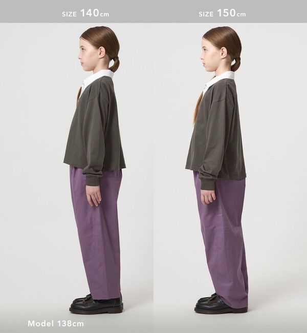 UNITED ARROWS green label relaxing「ラガーシャツ（無地） / キッズ  120cm-160cm」|Tシャツ・カットソー|