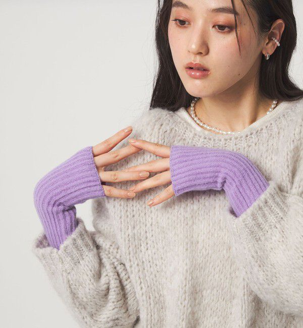 UNITED ARROWS green label relaxing「【別注】＜Johnstons of Elgin＞ニットグローブ / 手袋」|手袋|