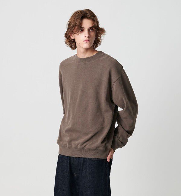 MONKEY TIME「オゾンウォッシュ フレンチテリー クルーネック スウェット」|Tシャツ・カットソー|