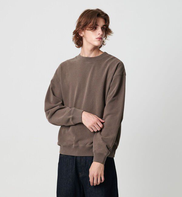 MONKEY TIME「オゾンウォッシュ フレンチテリー クルーネック スウェット」|Tシャツ・カットソー|