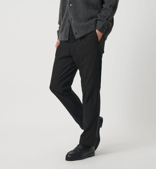 BEAUTY&YOUTH UNITED ARROWS「パーフェクトストレッチ 1プリーツ テーパード イージーパンツ NO.5」|チノ|