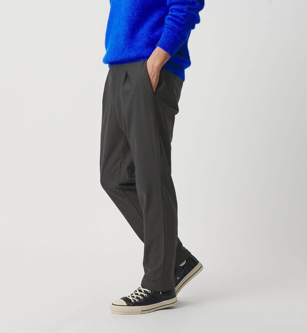 BEAUTY&YOUTH UNITED ARROWS「パーフェクトストレッチ 1プリーツ テーパード イージーパンツ NO.5」|チノ|