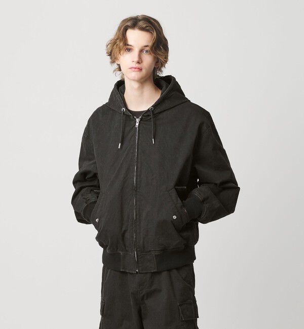 MONKEY TIME「ピグメント プリント ジップ フード ジャケット -セットアップ対応-」|その他|