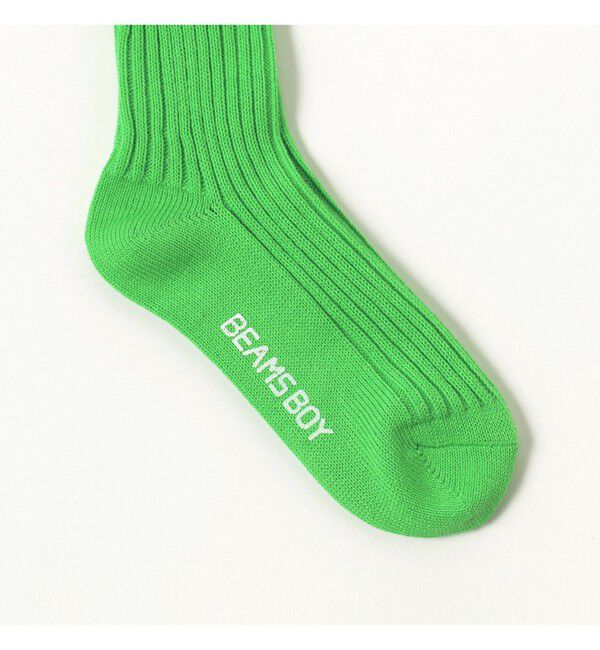 BEAMSBOY「BEAMS BOY / 2/2ソリッド リブ ソックス」|ソックス|