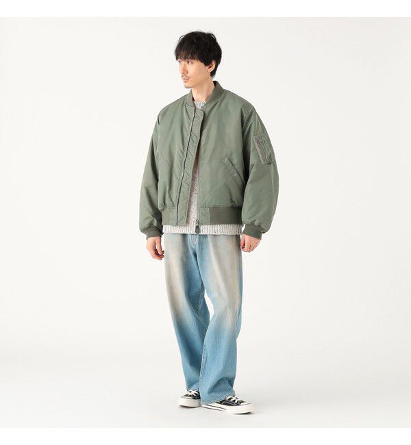 BEAMS「リラックスフィット THERMOLITE(R) MA-1 （撥水）」|ブルゾン・スタジャン|