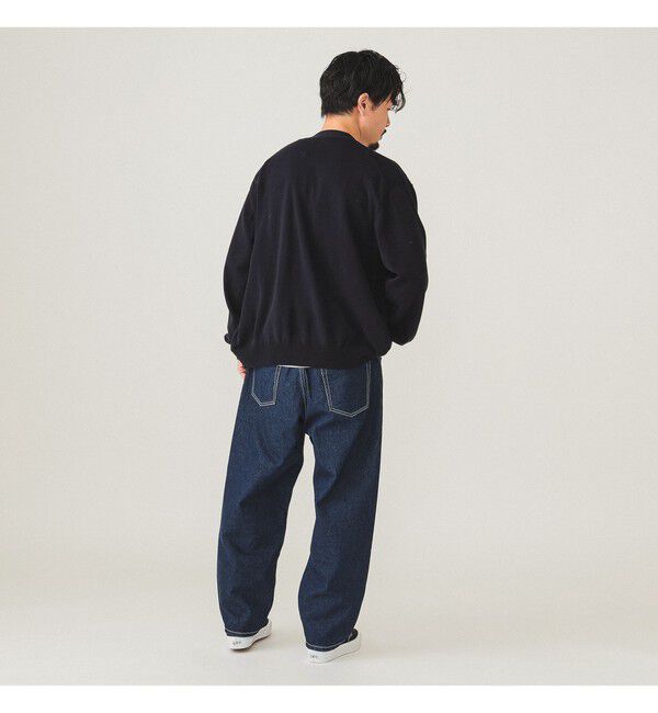 BEAMS「ワイド テーパード デニム」|デニム|