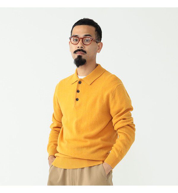 BEAMS PLUS「BEAMS PLUS / 9ゲージ ニット ポロ」|ポロシャツ|