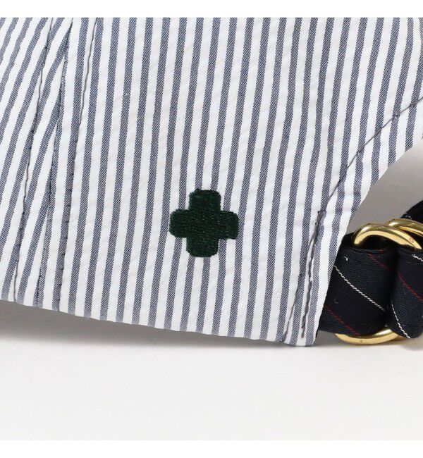 BEAMS PLUS「BEAMS PLUS / レジメンタル ストラップ サッカー 6パネル キャップ」|その他|