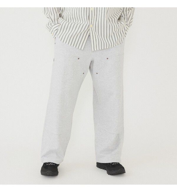 BEAMS「ダブルニースウェットパンツ」|チノ|