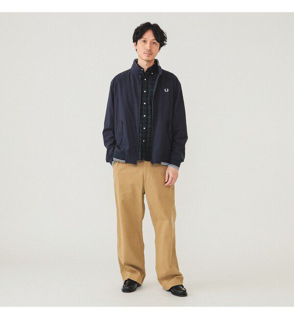 BEAMS「【別注】FRED PERRY / ハリントンジャケット 25SS」|ブルゾン・スタジャン|