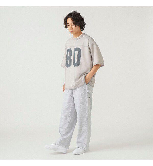 BEAMS「メッシュ プリント Tシャツ」|Tシャツ・カットソー|