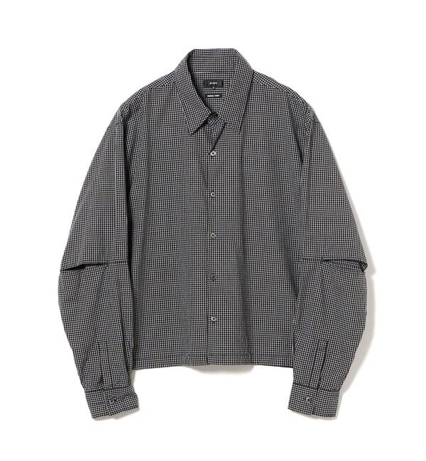 BEAMS「ショート スリットシャツ」|シャツ・ブラウス|