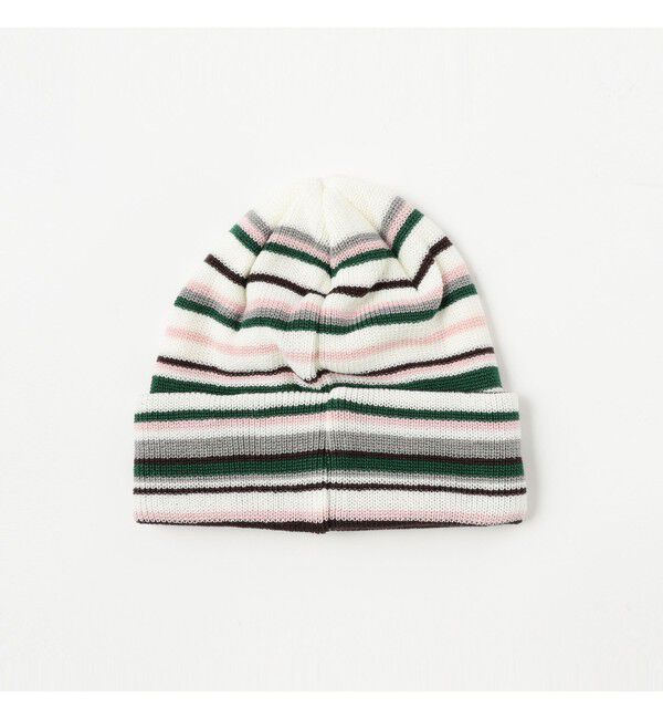 BEAMS「マルチボーダー ワッチキャップ」|キャップ・キャスケット|