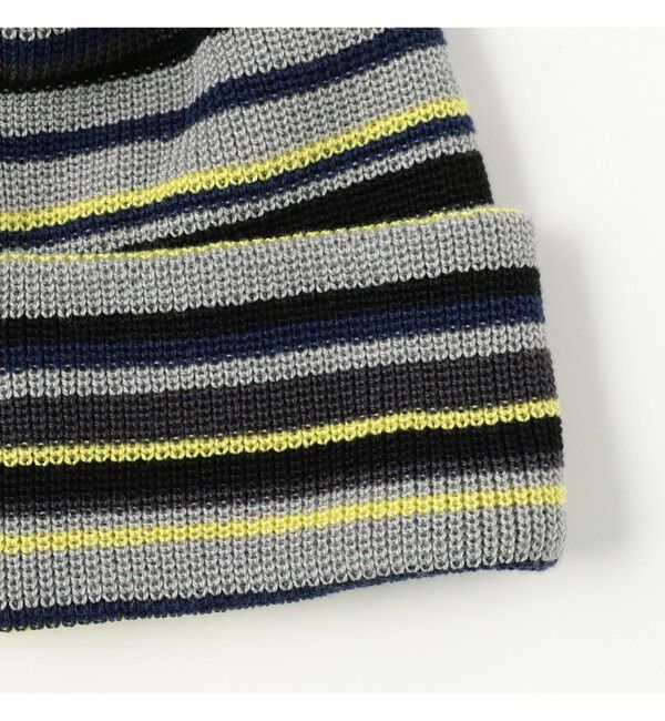 BEAMS「マルチボーダー ワッチキャップ」|キャップ・キャスケット|