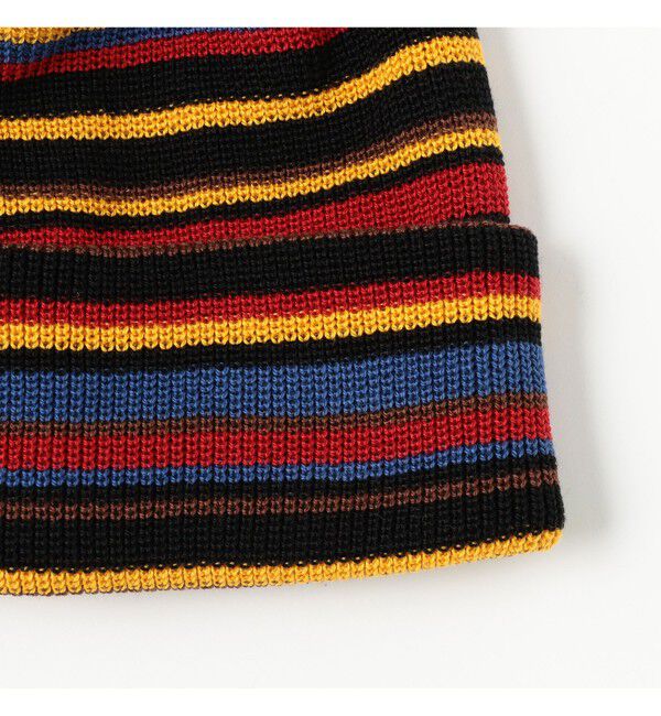 BEAMS「マルチボーダー ワッチキャップ」|キャップ・キャスケット|