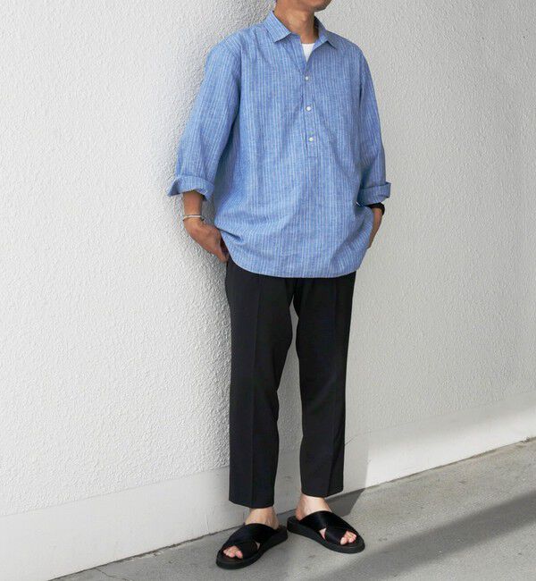 SHIPS any「SHIPS any: COOLMAX（R) アンクル テーパード パンツ ＜セットアップ対応＞◇」|スラックス|