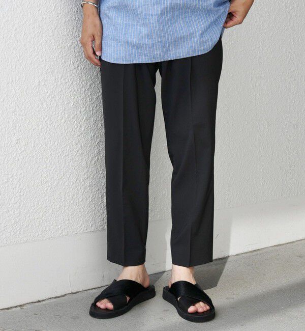 SHIPS any「SHIPS any: COOLMAX（R) アンクル テーパード パンツ ＜セットアップ対応＞◇」|スラックス|