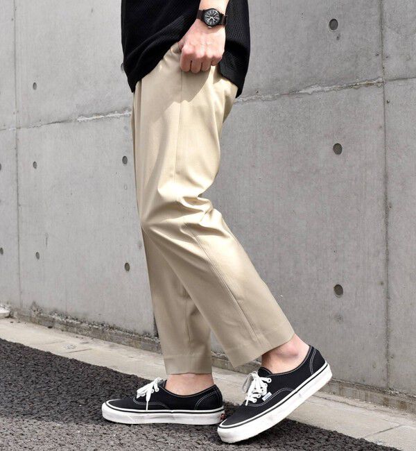 SHIPS any「SHIPS any: COOLMAX（R) アンクル テーパード パンツ ＜セットアップ対応＞◇」|スラックス|