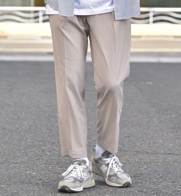 SHIPS any「SHIPS any: COOLMAX（R) アンクル テーパード パンツ ＜セットアップ対応＞◇」|スラックス|