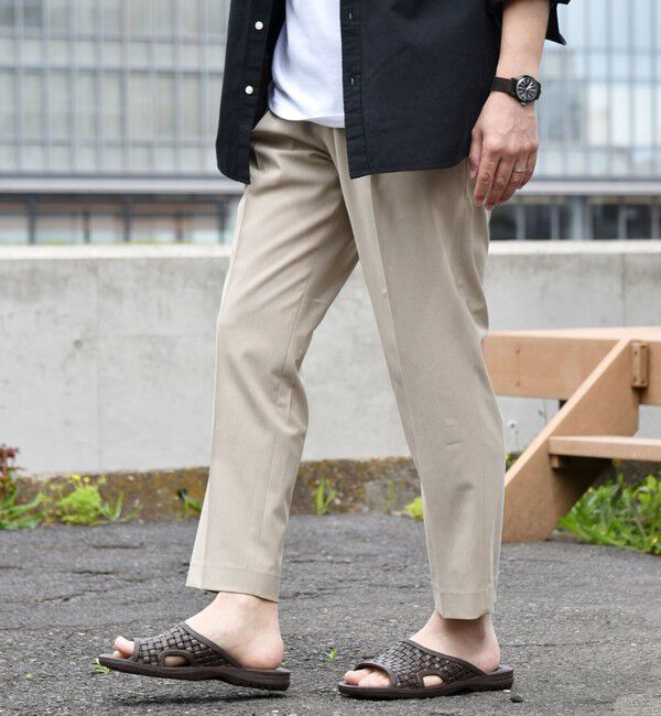 SHIPS any「SHIPS any: COOLMAX（R) アンクル テーパード パンツ ＜セットアップ対応＞◇」|スラックス|